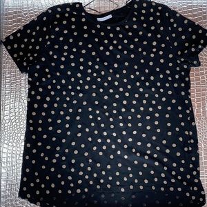 Top Short Sleeve with pockadots